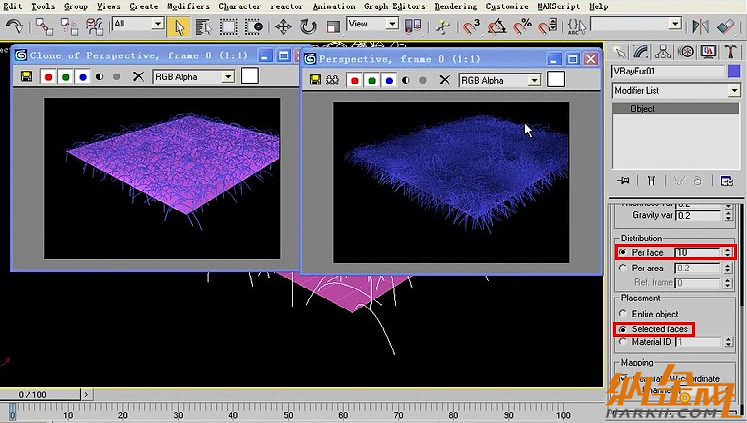 vray材質教程：vray毛發(fā)地毯的制作全過程