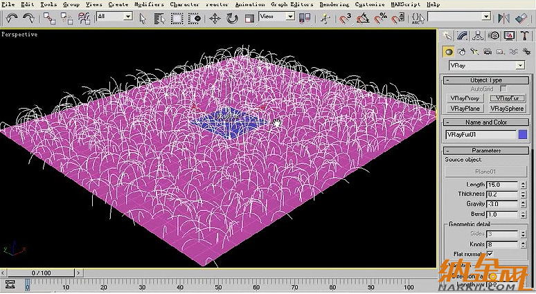 vray材質教程：vray毛發(fā)地毯的制作全過程