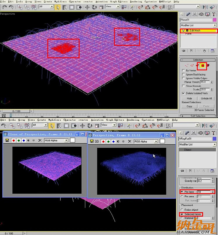 vray材質教程：vray毛發(fā)地毯的制作全過程